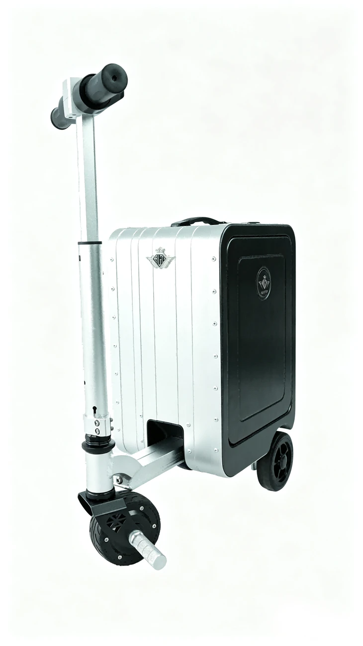App Powered Easy-to-Operate Intelligent Riding Suitcase factory